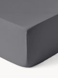 Drap-housse en satin de coton Comfort, larg. 90 x long. 200 cm, haut. 25 cm