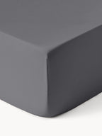 Drap-housse en satin de coton Comfort, larg. 90 x long. 200 cm, haut. 25 cm