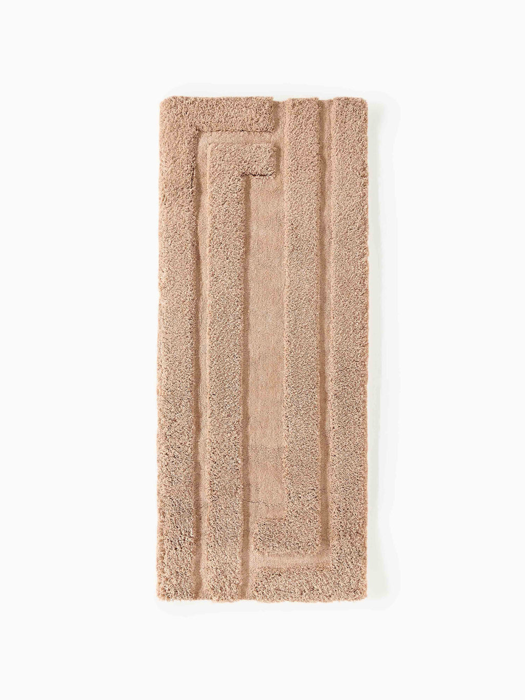Tapis d'entrée doux à poils longs Genève, 80 x 200 cm
