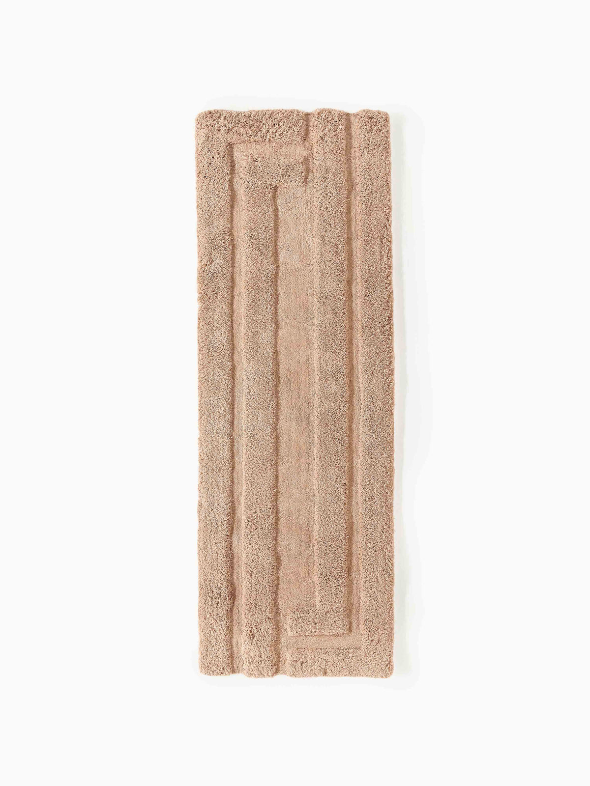 Tapis d'entrée doux à poils longs Genève, 80 x 200 cm