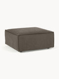 Pouf en bouclette Lennon, larg. 88 x prof. 88 cm