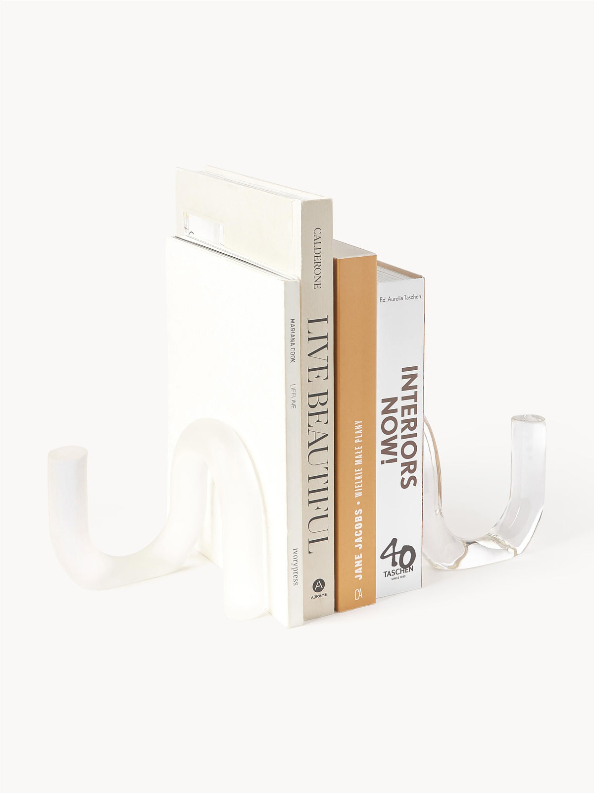 Serre-livres Senna, 2 pièces, larg. 12 x haut. 12 cm