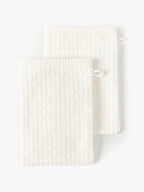 Gants de toilette Niam, 2 pièces, Gants de toilette, 16 x 22 cm