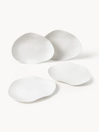 Service de table en porcelaine de forme organique Joana, 4 personnes (12 pièces), 4 personnes (12 pièces)