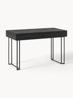 Bureau en manguier Luca, larg. 125 x prof. 60 cm