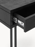 Bureau en manguier Luca, larg. 125 x prof. 60 cm