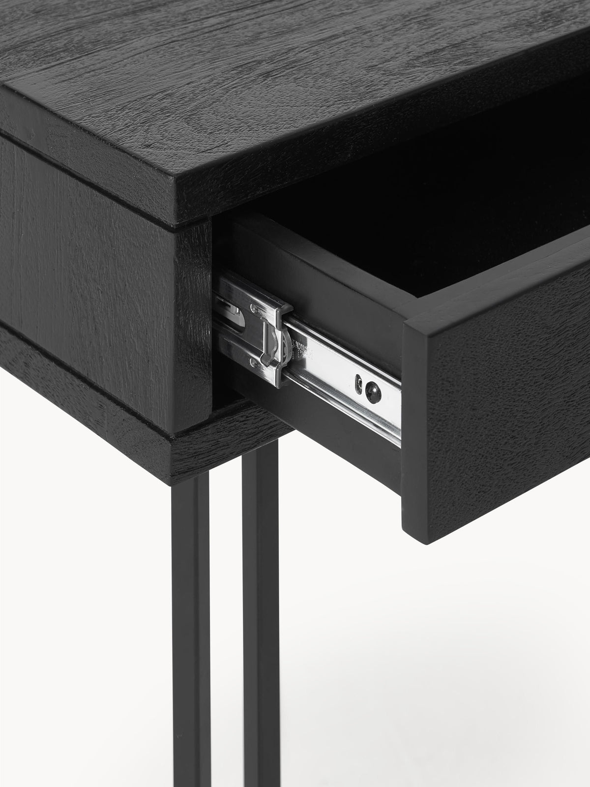 Bureau en manguier Luca, larg. 125 x prof. 60 cm