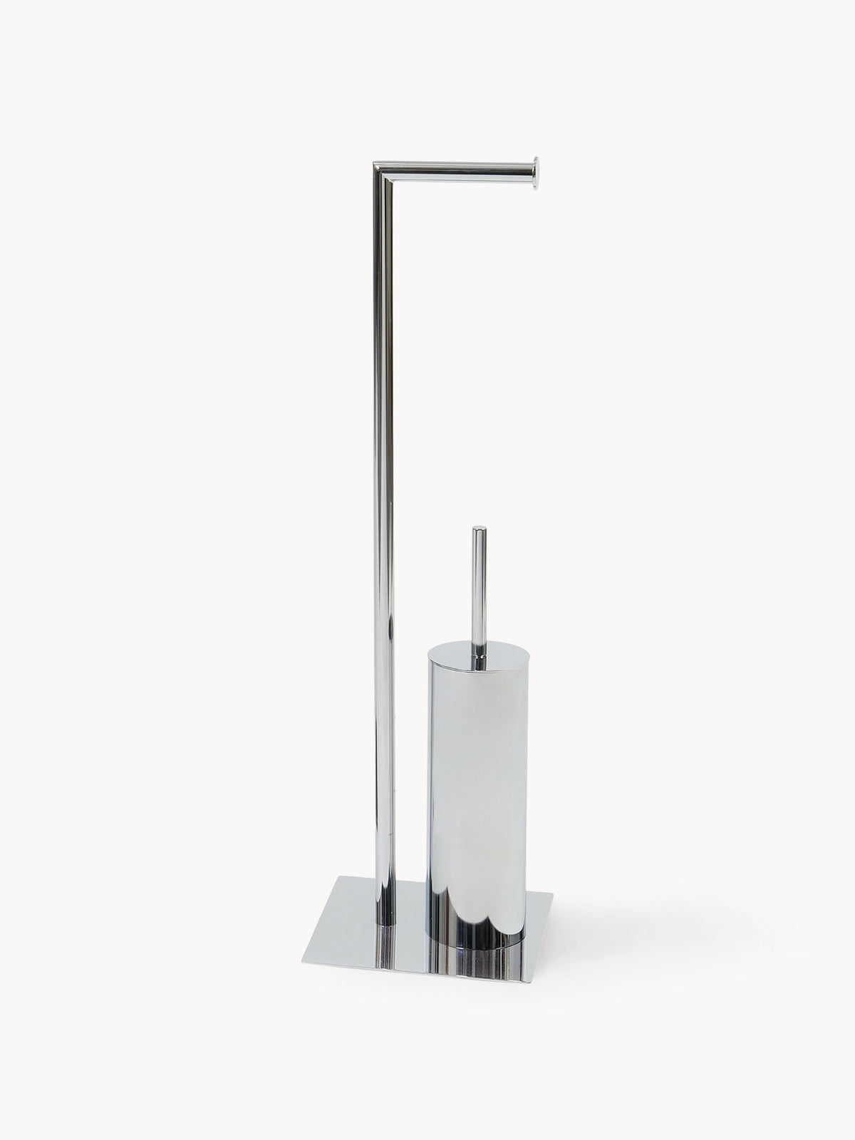 Porte-rouleaux WC avec brosse de toilette Deptford, larg. 23 x haut. 73cm