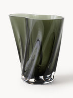 Vase soufflé bouche Alvar Aalto, haut. 25 cm, larg. 17 x haut. 25 cm