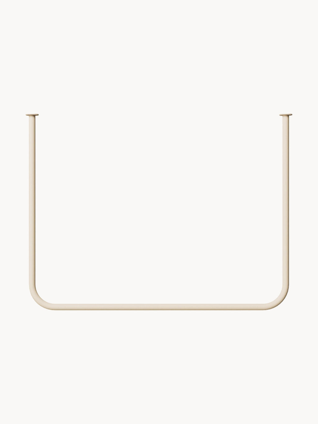 Tringle à vêtements en métal Rubi, larg. 80 x haut. 60 cm