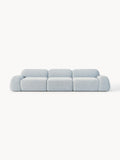 Canapé modulable 4 places en bouclette Wolke, larg. 343 x prof. 118 cm
