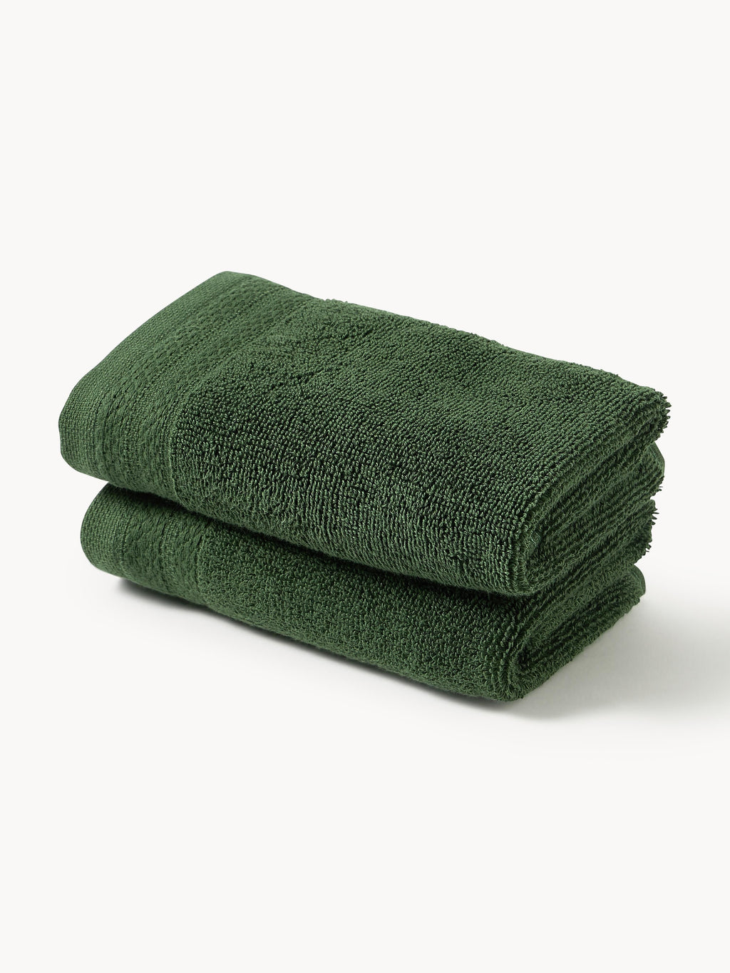 Serviette de toilette en coton bio Premium, tailles variées, Serviettes invité, 30 x 50 cm, 2 pièces