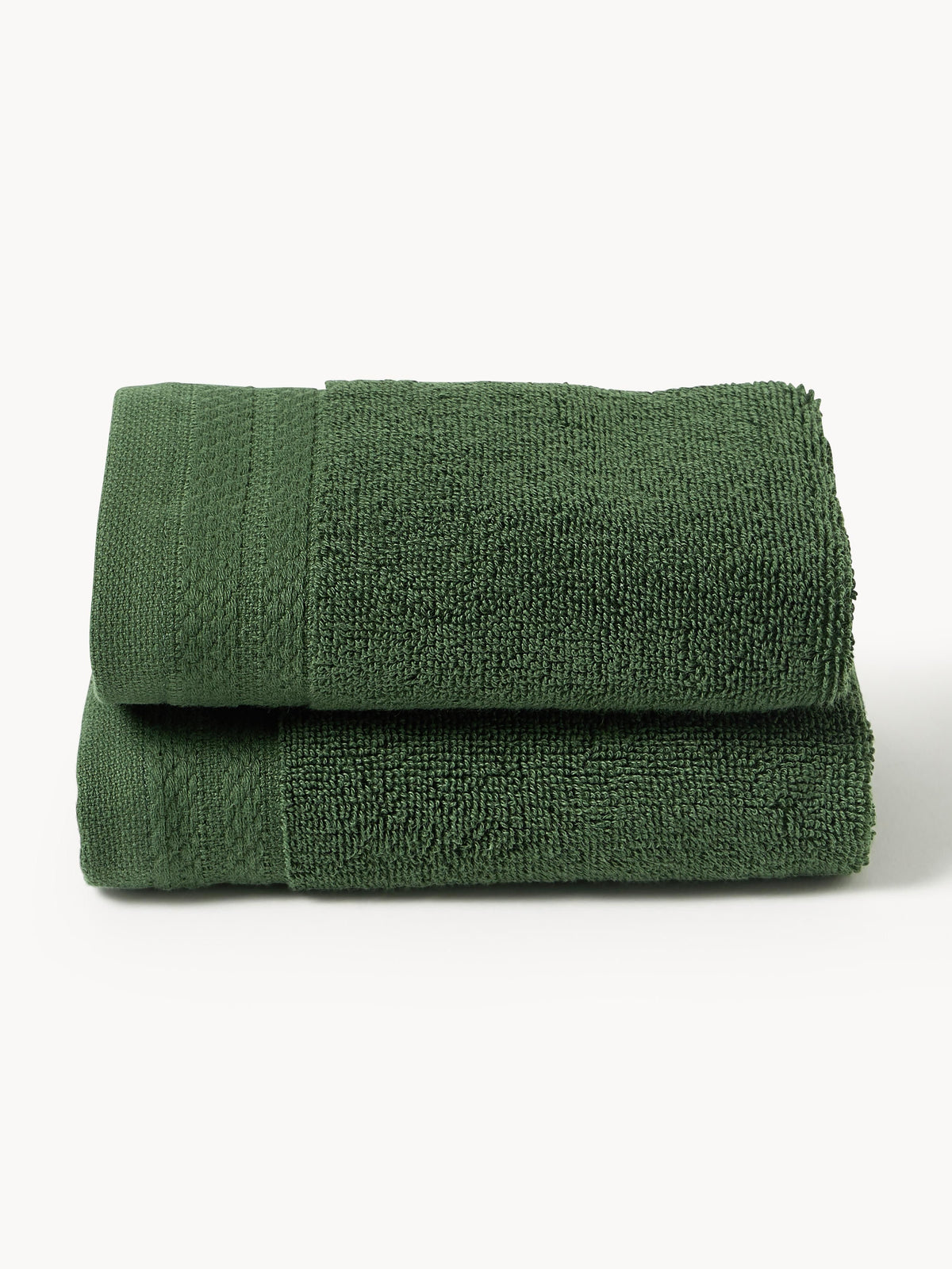 Serviette de toilette en coton bio Premium, tailles variées, Serviettes invité, 30 x 50 cm, 2 pièces
