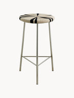 Tabouret de bar de jardin en métal Novo, Ø 24 cm